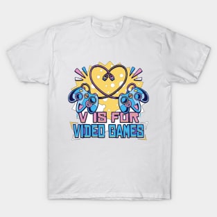 v is for video games #3 T-Shirt